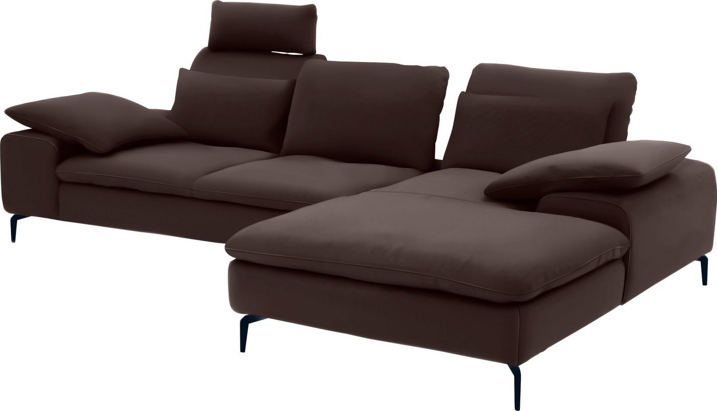 W.SCHILLIG Ecksofa valentinoo, Set, inklusive Hocker, mit Sitztiefenverstellung, Breite 299 cm von W.SCHILLIG