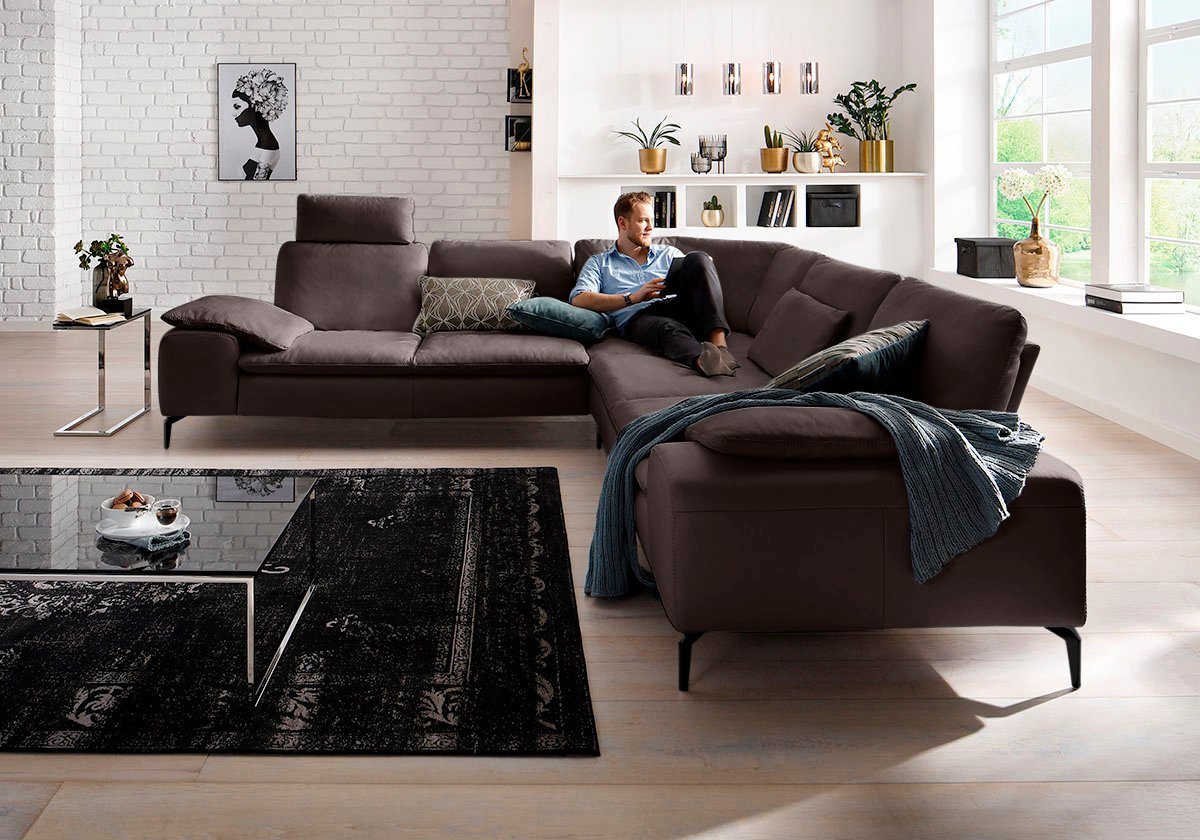 W.SCHILLIG Ecksofa valentinoo, Set, mit Sitztiefenverstellung, Breite 318 cm von W.SCHILLIG