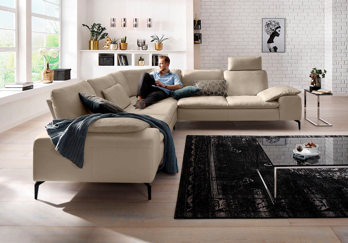 W.SCHILLIG Ecksofa valentinoo, Set, mit Sitztiefenverstellung, Breite 318 cm von W.SCHILLIG