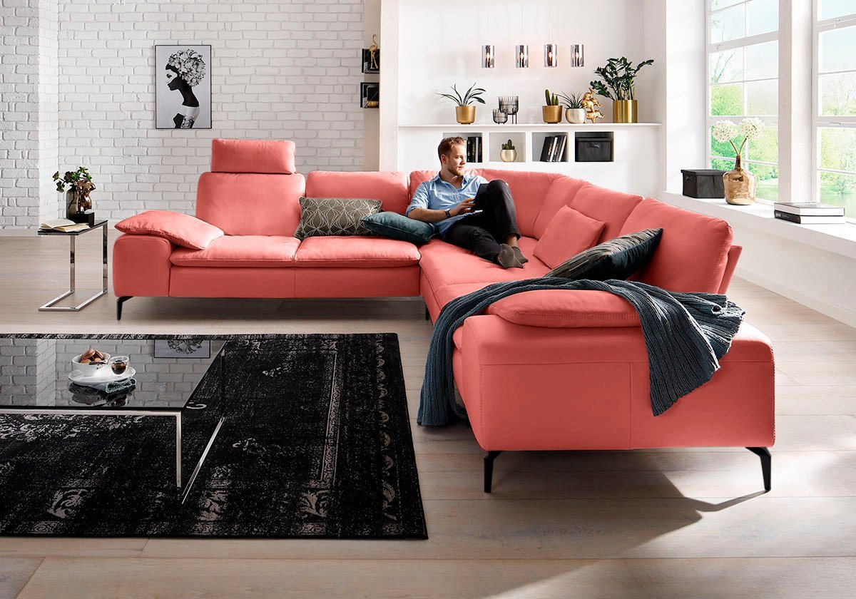 W.SCHILLIG Ecksofa valentinoo, Set, mit Sitztiefenverstellung, Breite 318 cm von W.SCHILLIG