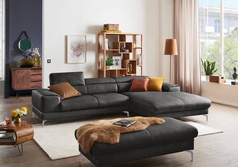 W.SCHILLIG Polsterhocker piedroo, Designsofa mit tollem Sitzkomfort, bequem, L-Form, Füße in Silber matt W.SCHILLIG Polsterhocker piedroo, Designsofa mit tollem Sitzkomfort, bequem, L-Form, Füße in Silber matt von W.SCHILLIG