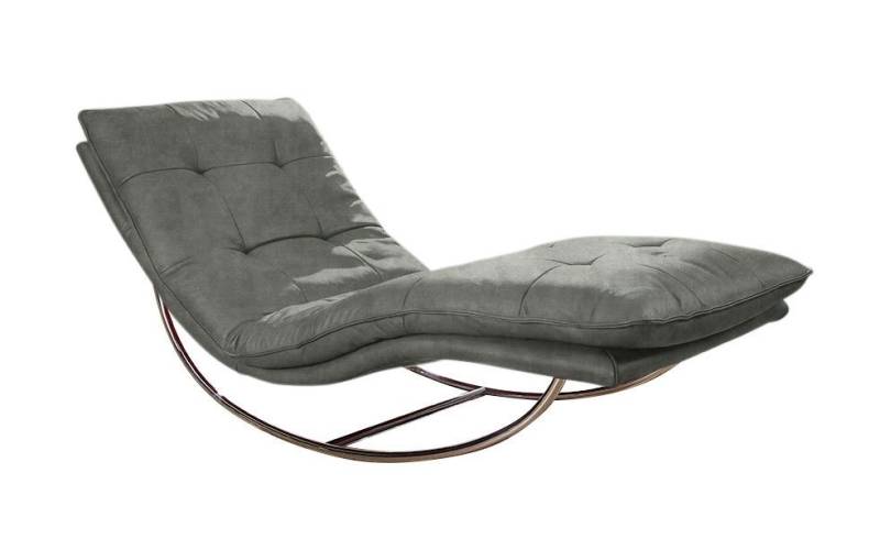 W.SCHILLIG Relaxliege daily dreams, in Waffelkissen-Optik, Schaukelgestell Chrom glänzend, in 2 Breiten von W.SCHILLIG