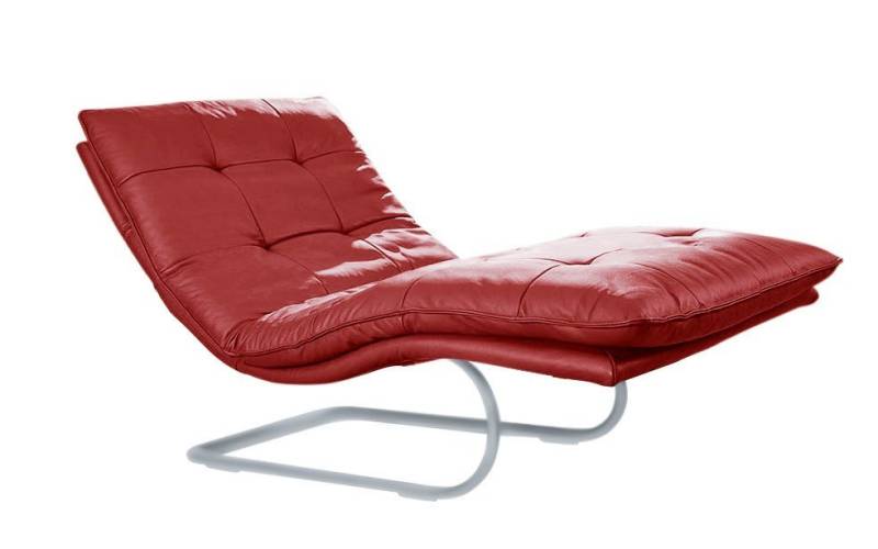 W.SCHILLIG Relaxliege daily dreams, in Waffelkissen-Optik, wahlweise mit Motor, silber matt, in 2 Breiten von W.SCHILLIG