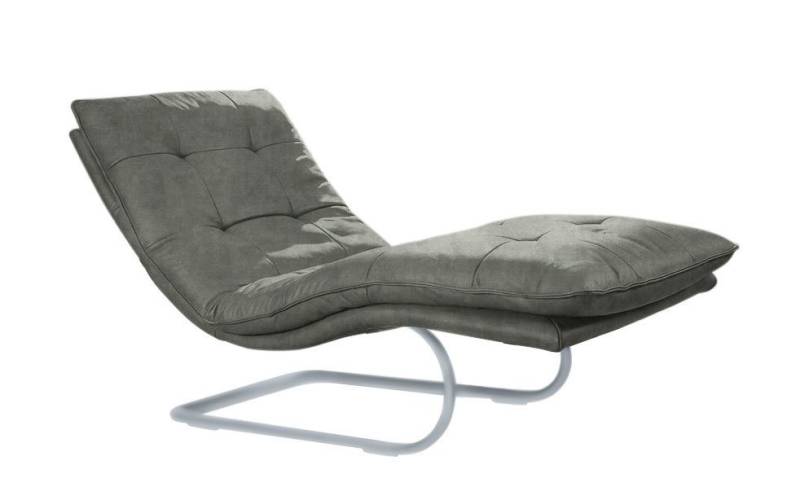 W.SCHILLIG Relaxliege daily dreams, in Waffelkissen-Optik, wahlweise mit Motor, silber matt, in 2 Breiten von W.SCHILLIG