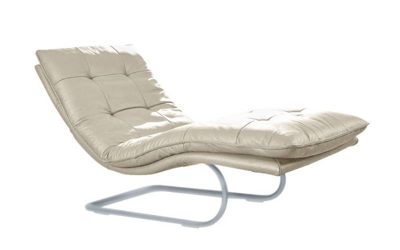W.SCHILLIG Relaxliege daily dreams, in Waffelkissen-Optik, wahlweise mit Motor, silber matt, in 2 Breiten von W.SCHILLIG