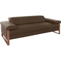 W.SCHILLIG 2,5-Sitzer "finn", German Design Award 2016, Fußgestell Nussbaum natur, Breite 230 cm W.SCHILLIG 2,5-Sitzer "finn", German Design Award 2016, Fußgestell Nussbaum natur, Breite 230 cm von W.Schillig