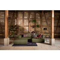 W.SCHILLIG Ecksofa "around-the-block", (Spar-Set), inklusive Hocker, mit eleganter Biese, mit Federkern von W.Schillig