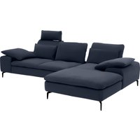 W.SCHILLIG Ecksofa "valentinoo, Designsofa, bequem, elegant und zeitlos, L-Form", (Set), inklusive Hocker, mit Sitztiefenverstellung, Breite 299 cm von W.Schillig