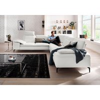 W.SCHILLIG Ecksofa "valentinoo, Designsofa, elegant und bequem, L-Form", (Set), mit Sitztiefenverstellung, Breite 318 cm von W.Schillig
