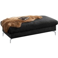 W.SCHILLIG Polsterhocker "piedroo, Designsofa mit tollem Sitzkomfort, bequem, L-Form", Füße in Silber matt von W.Schillig