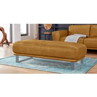 W.SCHILLIG Hocker "montanaa", mit Metallkufen in Silber matt, Breite 141 cm von W.Schillig