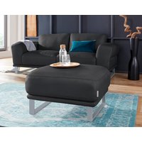 W.SCHILLIG Hocker "montanaa", mit Metallkufen in Silber matt, Breite 71 cm von W.Schillig
