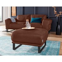 W.SCHILLIG Hocker "montanaa" mit Metallkufen in Schwarz pulverbeschichtet, Breite 71 cm von W.Schillig