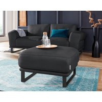 W.SCHILLIG Hocker "montanaa", mit Metallkufen in Schwarz pulverbeschichtet, Breite 71 cm von W.Schillig