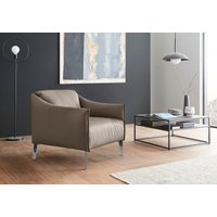 W.SCHILLIG Cocktailsessel "sally Designsessel, Loungesessel,", mit Metall-Winkelfüßen in Chrom glänzend von W.Schillig