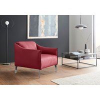 W.SCHILLIG Cocktailsessel "sally Designsessel, Loungesessel,", mit Metall-Winkelfüßen in Chrom glänzend von W.Schillig
