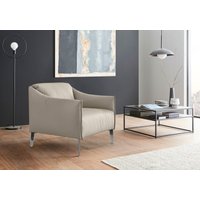 W.SCHILLIG Cocktailsessel "sally Designsessel, Loungesessel,", mit Metall-Winkelfüßen in Chrom glänzend von W.Schillig