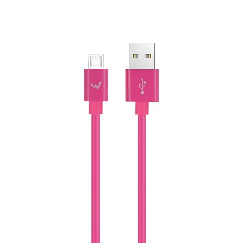 W Wonder Full Power – Kabel USB-A auf Micro-USB – 2 m – Rosa von W