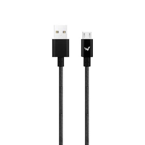 W Wonder Full Power – Metallkabel USB-A auf Micro-USB – 1 m – Schwarz W Wonder Full Power – Metallkabel USB-A auf Micro-USB – 1 m – Schwarz von W