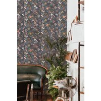 Pastell Blumenfeld | Wandbehang Tapete Abziehen Und Aufkleben Abnehmbare Wanddekoration Wohnkultur Druckbare Kunst von W0nderw4llsBoutique