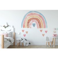 Regenbogen Wandtattoo | Kinderzimmer Aquarell Wandaufkleber Für Kinder Dekor von W0nderw4llsBoutique