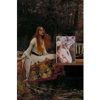 The Lady Of Shalott, Entfernbare Tapete, Wandbild, Temporäres Selbstklebend, #182 von W0nderw4llsBoutique