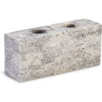 Kerzenhalter Epode 2 travertin silver von WABI SABI NORDIC