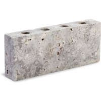 Kerzenhalter Epode 3 travertin silver von WABI SABI NORDIC