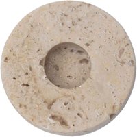 Kerzenhalter Glød travertin Ø 8 cm von WABI SABI NORDIC