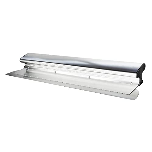 WABROTECH Ergonomisch Flächenspachtel mit Handlichem Griff 120 cm - Hand-Breitspachtel 1,2 kg - Aluminium Fassadenspachtel zum Spachteln von Wand und Deckenflächen - Trockenbau werkzeug aus Edelstahl von WABROTECH