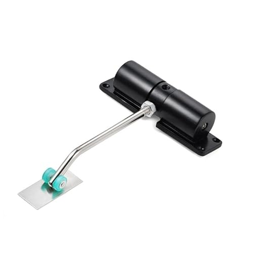 WABTU TüRschließEr Automatisches geräuschloses Schließen Hydraulische unsichtbare Haushalt Einfache kleine Türschließer Pufferschließfeder Automatischer TüRschließEr (Color : Black) von WABTU