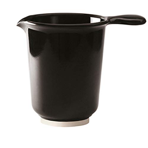 WACA 1050 Rührkrug Koch-/Backutensil 1.200 ml Dm 130 mm, Farbe:schwarz von WACA