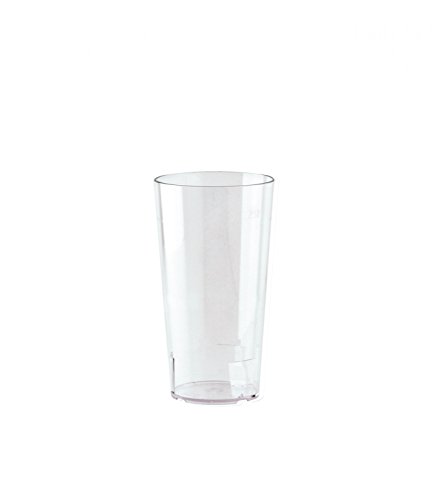 WACA 1721 10er Set Mehrwegbecher Kunststoffbecher 200 ml Dm 65 mm, Farbe:glasklar von WACA