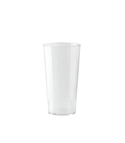 WACA 1723 10er Set Mehrwegbecher Kunststoffbecher 300 ml Dm 70 mm, Farbe:transparent - opak von WACA