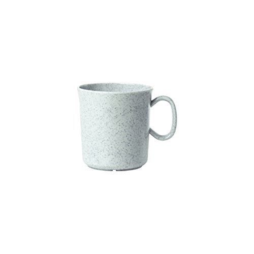 WACA 1768 Mucke Henkelbechher Tasse aus Kunststoff 400 ml Dm 85 mm, Farbe:granit von WACA