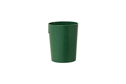 WACA 2537 Trinkbecher Kunststoffbecher 250 ml Dm 74 mm, Farbe:grün von WACA