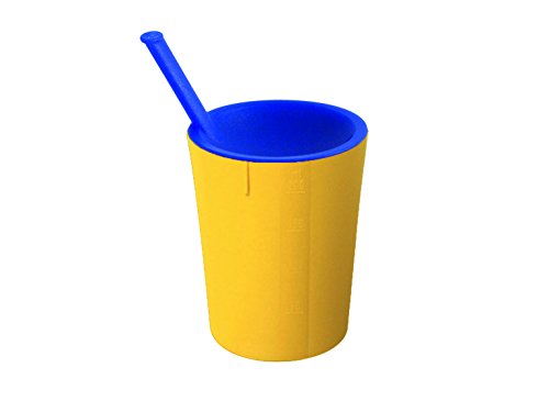 WACA 2541 Trinkhilfe Kunststoffbecher 200 ml Dm 74 mm, Farbe:gelb von WACA