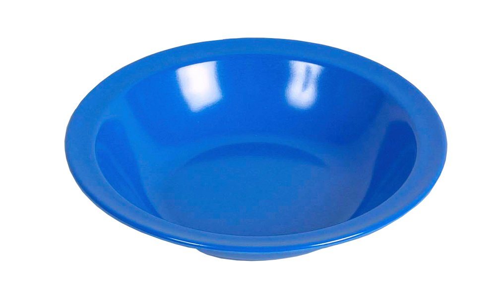 WACA Suppenteller, Waca Melamin Suppenteller tief- 20,5 cm Ø - blau von WACA