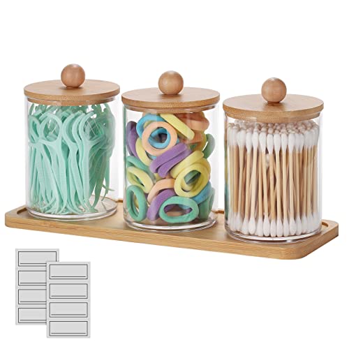 WACAR Wattepadspender Set, Acryl Wattepads Aufbewahrung Wattestäbchen Behälter Spender Wattestäbchen Behälter Pad Halter Bad Accessoire für Badezimmer, Aufbewahrung, Organizer WACAR Wattepadspender Set, Acryl Wattepads Aufbewahrung Wattestäbchen Behälter Spender Wattestäbchen Behälter Pad Halter Bad Accessoire für Badezimmer, Aufbewahrung, Organizer von WACAR