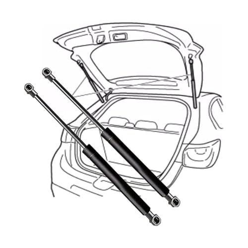 WACDXST 2Stück Gasdruckdämpfer,für VW Beetle Schrägheck (5C1, 5C2) # 5C5827550, 5C5827550A, 5C5827550D, 5C5827550C, 5C5827550J HeckklAppendämpfer Gasfeder Ersatzteil Kofferraum StoßDäMpfer von WACDXST