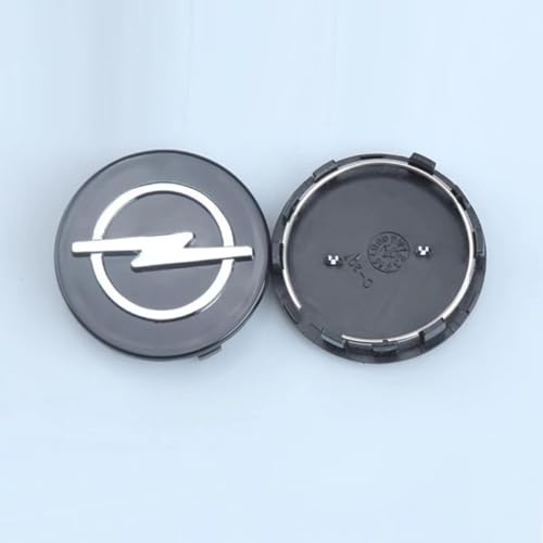 WACDXST 4 Stück Auto Nabendeckel,für Opel Astra K Sports Tourer 2016-2024 58mm Nabenkappen Radnabenkappen Staubschutzabdeckung Radnabenabdeckung Wasserdicht Zubehör,B von WACDXST