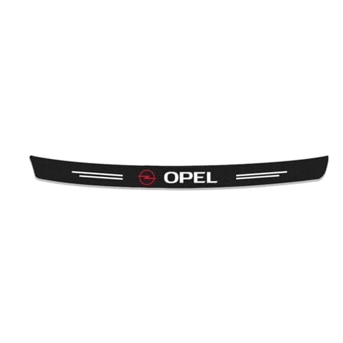 WACDXST Auto Kohlefaser Ladekantenschutz Aufkleber, für Opel Vectra C 2002 2003 2004 2005 2006 2007 2008 Kofferraum Ladekantenschutz Anti-Kratz Styling Deko Zubehör,B von WACDXST