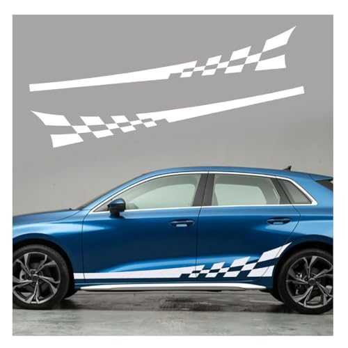 WACDXST Auto Seitenschweller Aufkleber,für Opel Astra L Sports Tourer 2022 2023 2024 Selbstklebend Seitenaufkleber wasserdichte Autotür-Seitenstreifen Karosserie,B von WACDXST