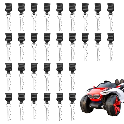 WACH AUF Schwarz RC Karosserie Clips mit Aufreißlaschen 30 Stück RC Körper Car Auto Deerc Ersatzteile Karosserieklammern Körper Shell Pin Edelstahl Clip Pins Zubehör für Fernbedienung Shell Modell WACH AUF Schwarz RC Karosserie Clips mit Aufreißlaschen 30 Stück RC Körper Car Auto Deerc Ersatzteile Karosserieklammern Körper Shell Pin Edelstahl Clip Pins Zubehör für Fernbedienung Shell Modell von WACH AUF