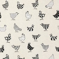 Jacquard Beschichtete Baumwolle Textile Tischdecke Rego 05 Hühner Eckig Rund Oval von WACHSTUCH24