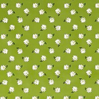 Wachstuch Tischdecke Gänseblümchen Blumen Auf Grün 01725-04 Größe Frei Wählbar in Eckig Rund Oval von WACHSTUCH24