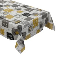 Wachstuch Tischdecke Weihnachten P1033-2 Größe Frei Wählbar in Eckig Rund Oval von WACHSTUCH24