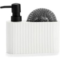 Wadiga - Andrea House 2 in 1 Seifenspender de für Spülbecken, mehrfarbig, Standard von WADIGA