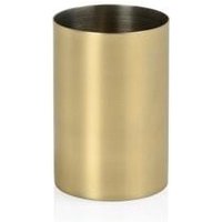 Zahnbürstenhalter Ø6,5x9,5cm aus goldfarbenem Edelstahl von WADIGA