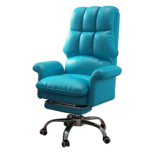 Gaming-Stuhl, Stühle mit hoher Rückenlehne, Akzentstühle für Wohnzimmer, ergonomischer Bürostuhl, Computerstühle für Erwachsene, Studenten-Studienstuhl, Lift-Stühle, Sessel für Schlafzimmer/blau mit von WADRBSW